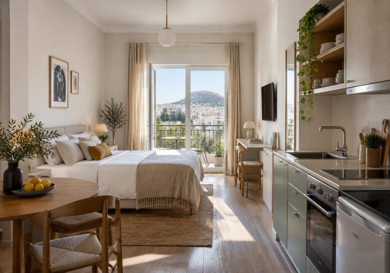Furnished studio by Ladadika