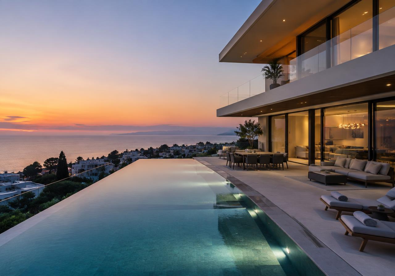 Glyfada villa with pool